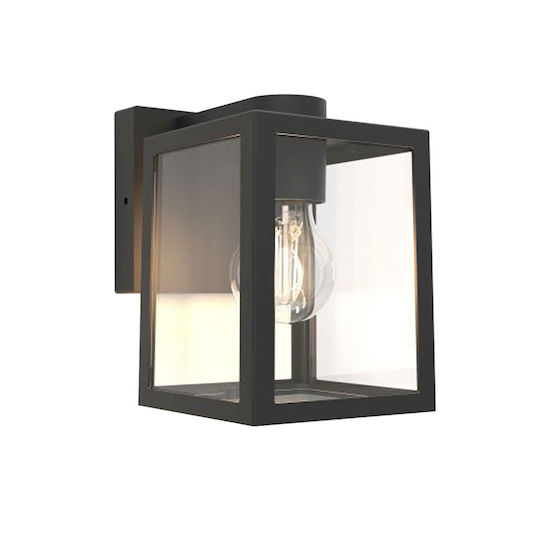 Lutec Shiva Wall-Mounted Outdoor Lantern E27 IP44 17.4x12.7x18.4εκ.