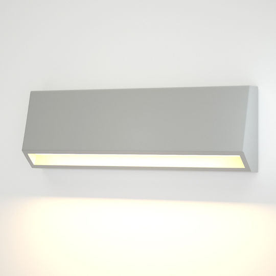 Inlight Επιτοίχια Εξωτερική Πλαφονιέρα GU10 IP65 22x8x8εκ.