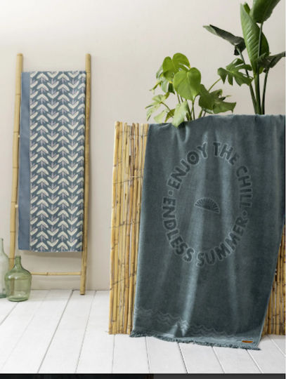 Nima Endless Summer Microfiber Towel Body Gray 160x90cm