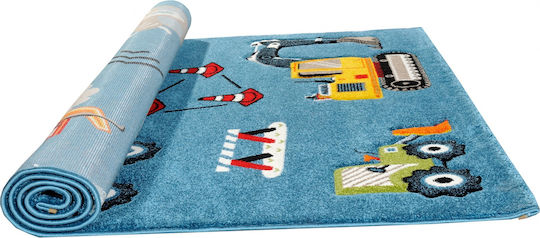 Tzikas Carpets Diamond Παιδικό Χαλί Μπλε 133x190cm