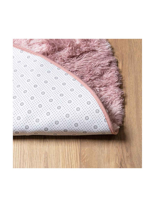 vidaXL Ръчно изработено Детско килимче Розов 100x100см