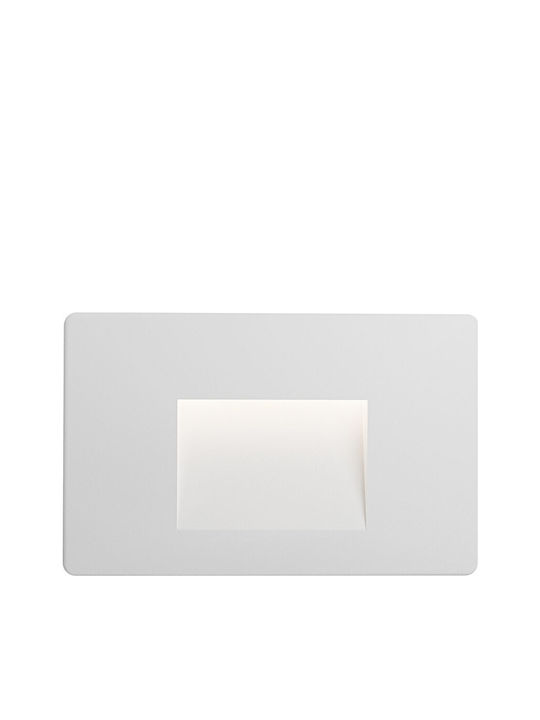 Braytron Επιτοίχια Εξωτερική Πλαφονιέρα LED IP65 3W με Θερμό Λευκό Φως 8.5x13.4x13εκ.