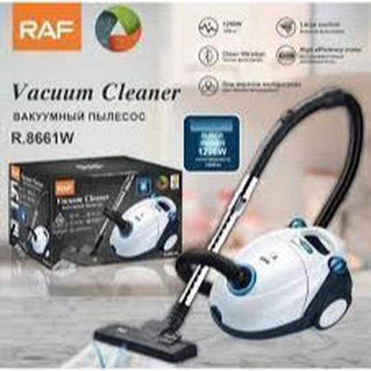 Raf R.8661W Vacuum Cleaner 1200W Bagged 2lt White