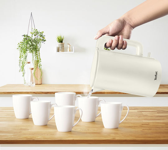 Tefal Thermo Protect Βραστήρας 1.5lt 1500W Λευκός