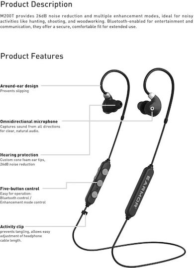 Earmor 9020052328 Electronic Earmuffs with Cord