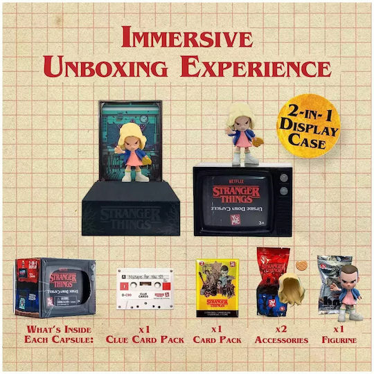YuMe Toys Miniaturspielzeug Stranger Things Capsule für 3+ Jahre 7cm