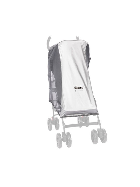 Diono Plasă de țânțari Coș de cumpărături Sun and Insect Net Din tul 40311 cu elastic Gri