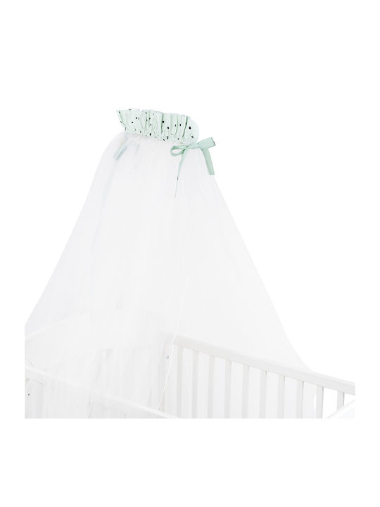 Kikka Boo Mosquito Net Crib Bear With Me Tulle 41140000020 Green 480x200x200cm