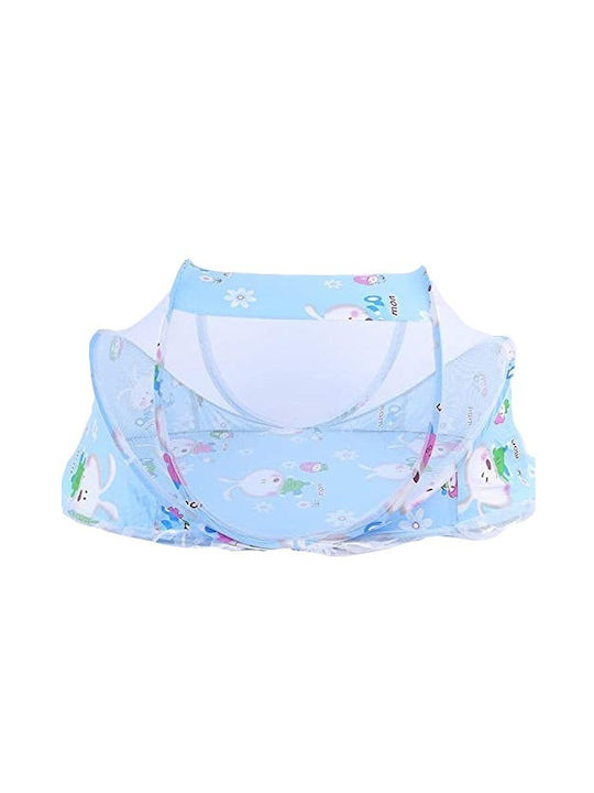 Travel Crib Baby Mosquito Net Blue