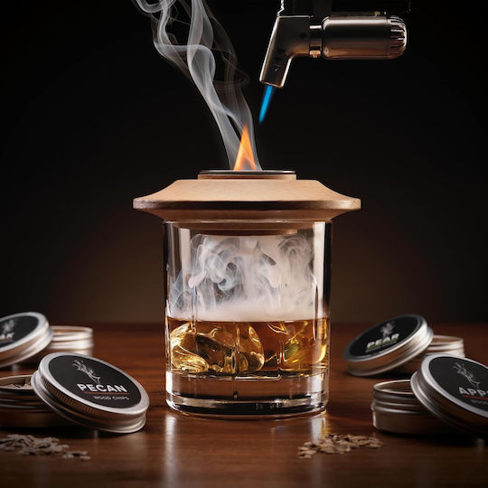 Source Whiskey Smoking Kit – Σετ Καπνίσματος Ουίσκι Καπάκι & Επαναγεμιζόμενο Φλόγιστρο