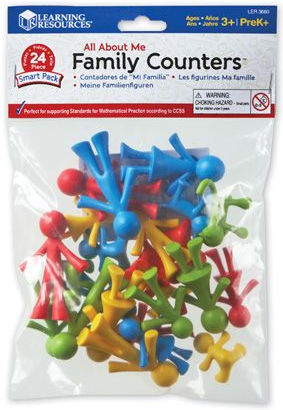 Learning Resources All About Me Family Counters for 3+ Years
