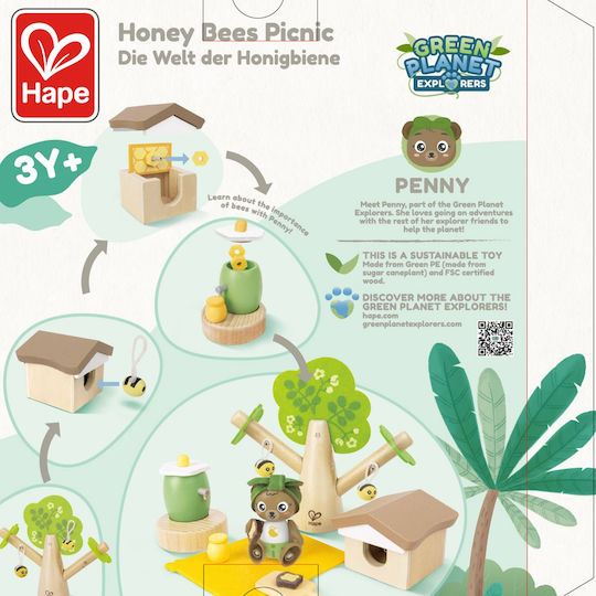 Hape Пикник с Медоносни Пчели за Възраст 3+