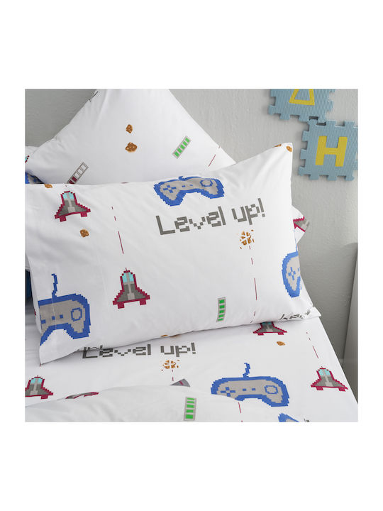 Charalambidis Textiles Duvet Cover Single 160x240 Salonica White