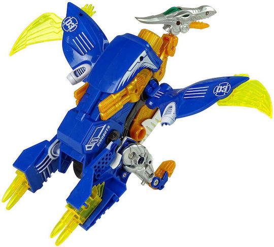Leantoys Dinobots 2in1 Dinosaur Shot Gun Blue Pterosaur Shield
