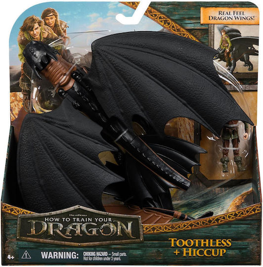 Φιγούρα Δράσης How to train your Dragon Toothless & Hiccup 25εκ.
