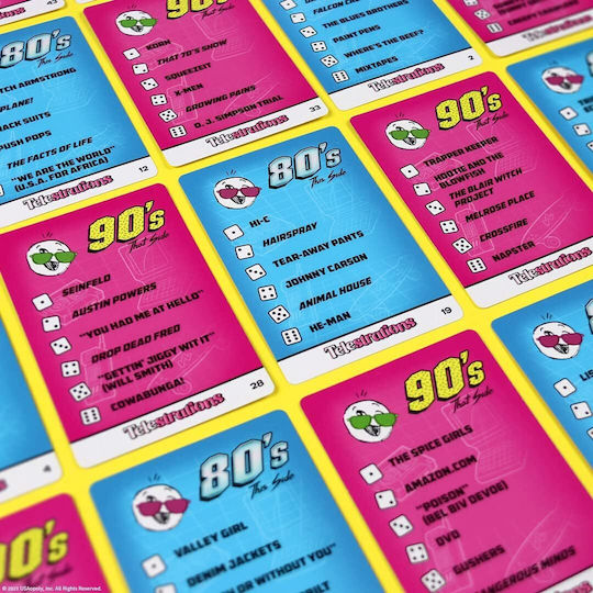Разширение на играта Telestrations 80s/90s за 4-8 играчи 12+ години (EN) USAopoly