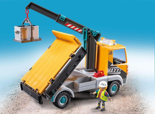 Playmobil Action-Helden LKW mit Kran für 4-10 Jahre