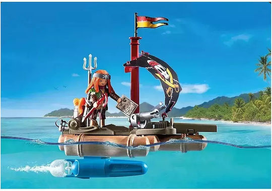 Playmobil Pirates Pirate Raft With Cannons For 4-10 Years