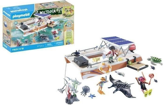 Playmobil Wiltopia Плаваща лаборатория за подводни изследвания за 4-10 години