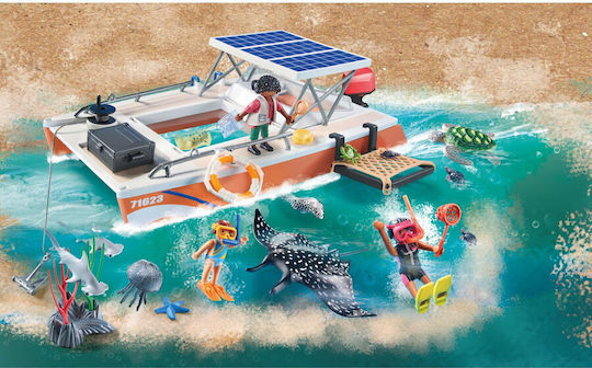 Playmobil Wiltopia Плаваща лаборатория за подводни изследвания за 4-10 години