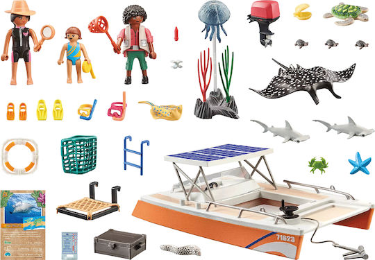 Playmobil Wiltopia Плаваща лаборатория за подводни изследвания за 4-10 години