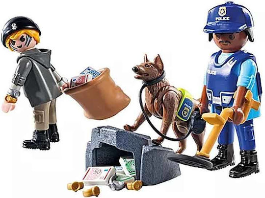 Playmobil Action-Helden Polizeiuntersuchung von Diebesgut für 4-10 Jahre