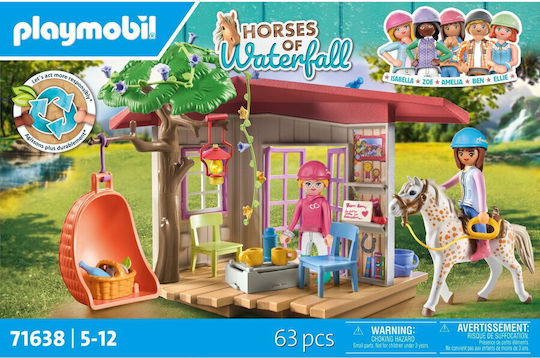 Playmobil Horses Of Waterfall Clubhouse Riding for 5-12 years old