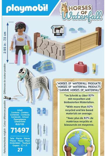 Playmobil Конете на водопада Ветеринар и кон за 4-10 години