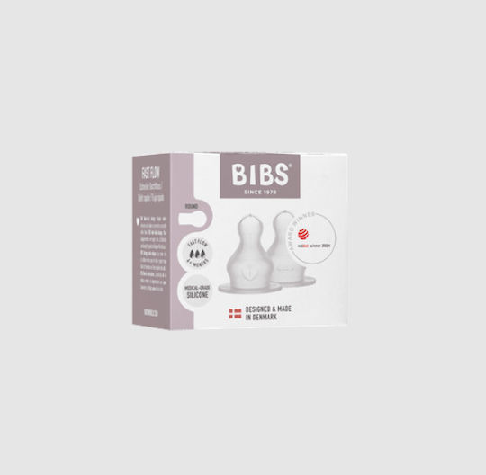 Bibs Θηλές από Σιλικόνη Αργής Ροής για 0+ μηνών 2τμχ