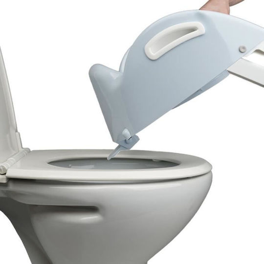 Thermobaby Toddler Toilet Seat Kiddyloo with Footrest and Handles Blue