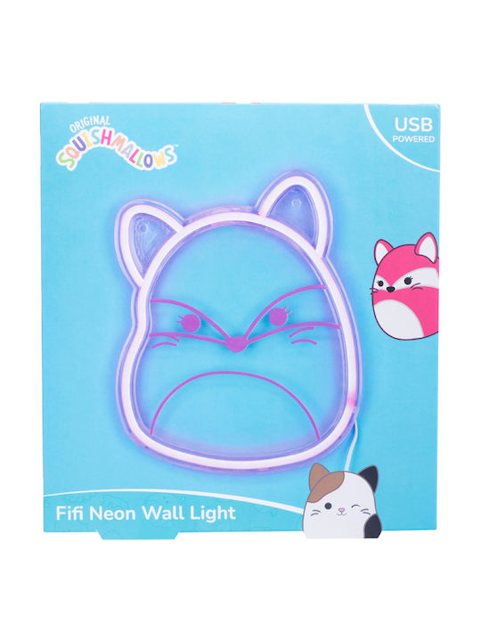 Fizz Squishmallows Fifi Neon Wall Light 350079