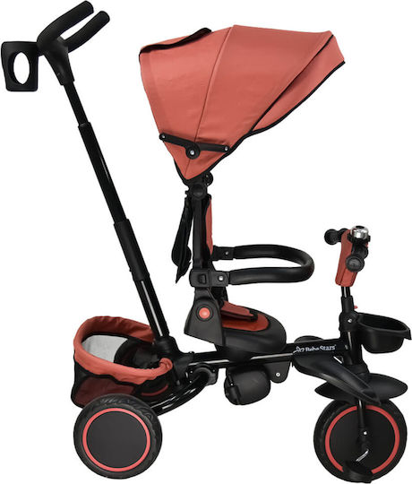 Bebe Stars 360° Racer Pliabil și Tricicletă Pentru Copii 3 în 1 pentru 1-5 Ani Sunburnt