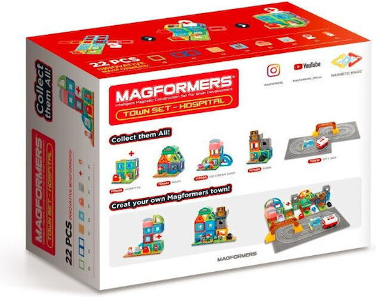 Magformers Μαγνητικό Παιχνίδι Κατασκευών για Παιδιά 3+ Ετών