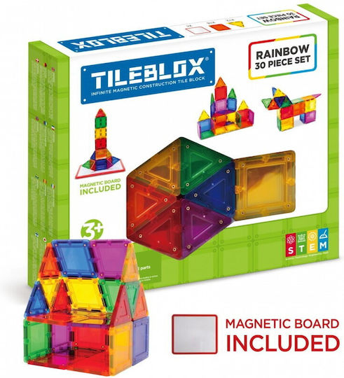 Magformers Μαγνητικό Παιχνίδι Κατασκευών Rainbow Set