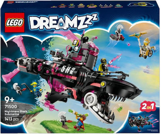 LEGO DREAMZzz Nightmare Shark Подводница За 9+ Години 1413 Бройки