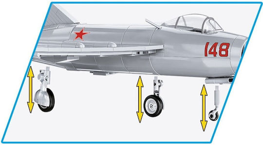 Cobi Cuburi De Construit MiG-15 Fagot Pentru 9+ Ani 504 Bucăți