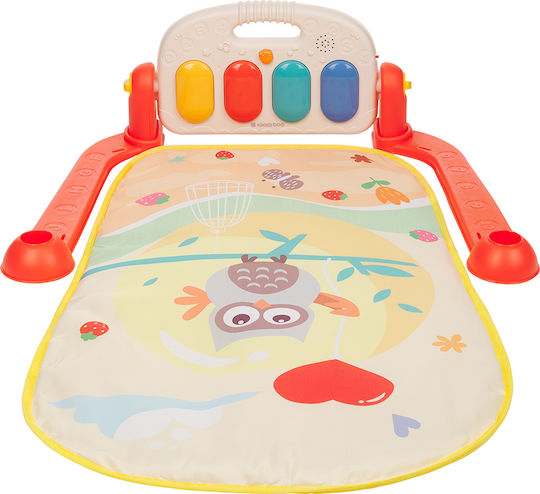 Kikka Boo Happy Owl Activity Gym with Music for Newborns