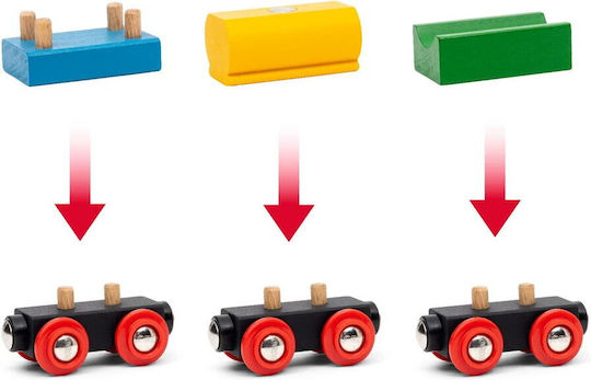 Brio Toys Anniversary Σετ με Τρενάκι από Ξύλο για 3+ Ετών
