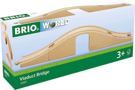 Brio Toys Viaduct Bridge Railroad Tracks made of Wood