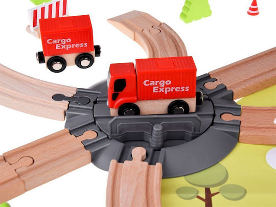 Jokomisiada Transport Сет с Влакче от Дърво за 3+ години+ Години