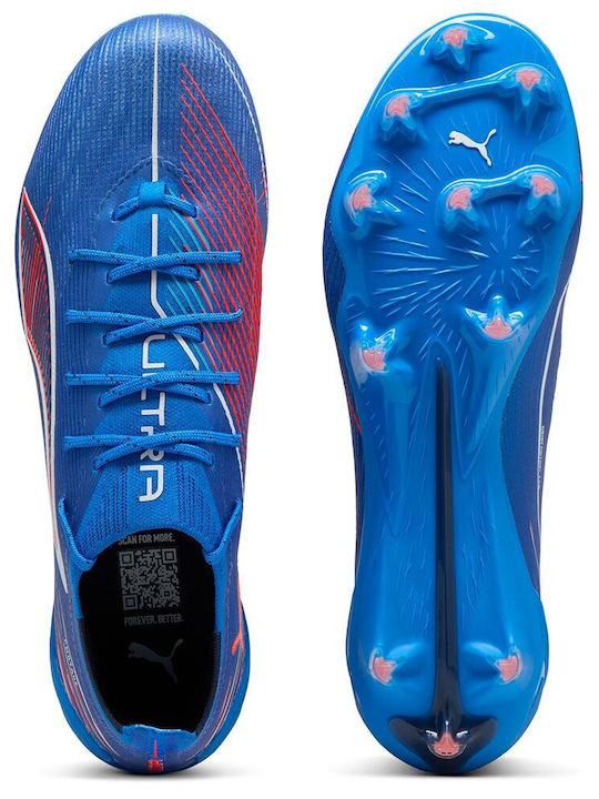 PUMA Ultra 6 Ultimate Ποδοσφαιρικά Παπούτσια με Τάπες FG Μπλε PUMA Ultra 6 Ultimate Ποδοσφαιρικά Παπούτσια με Τάπες FG Μπλε