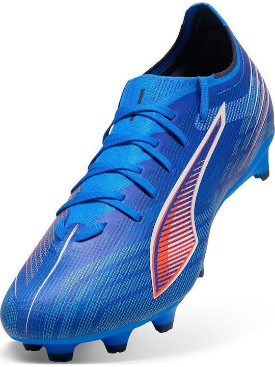 PUMA Ultra 6 Match Ποδοσφαιρικά Παπούτσια με Τάπες FG/AG Μπλε