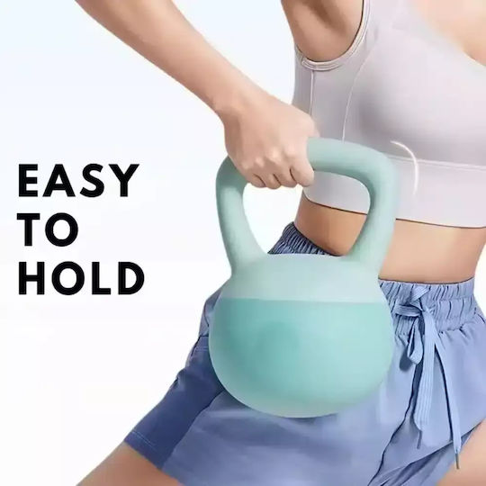 Kettlebell Vinyl Coating 4kg Light Blue