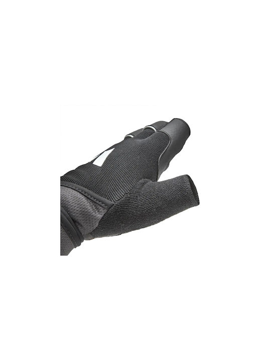 adidas Performance Wrist Wrap Training Women's Black Gym Sports Gloves