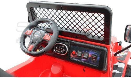 Wrangler Style Διθέσιο Τύπου 12 Volt Κόκκινο