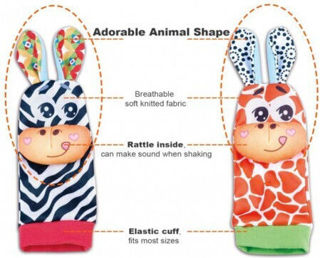 Lazarid Set of Rattles for 0++ Months