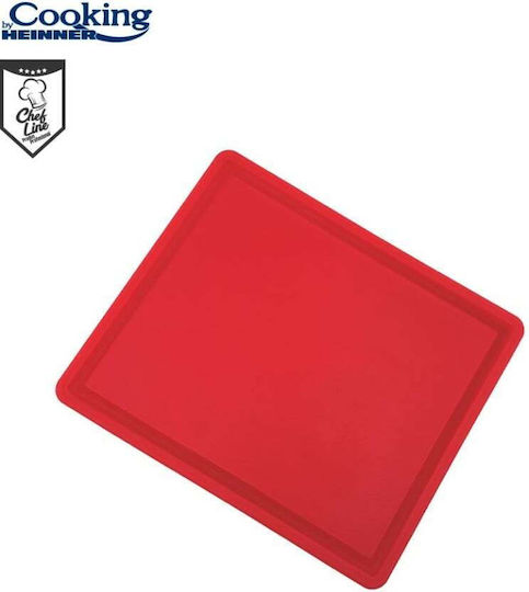 Heinner HDPE Red Cutting Board 32.5x26.5x2cm