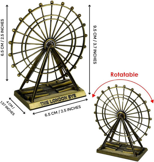 Vintage London Eye Creative Roată Metalică 23cm 7dis60