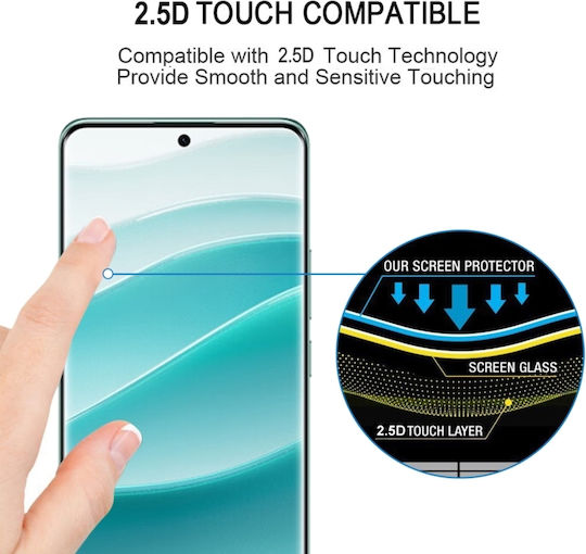 3D Screen Protector Μαύρο (Redmi Note 14 Pro 4G)
