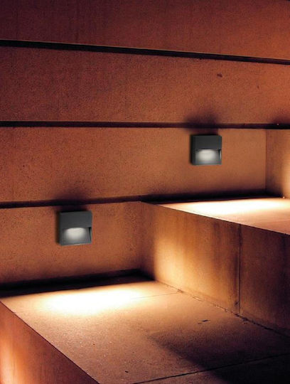 Zafferano Стенно Външно Осветително Тяло LED 4.5W 3000K 10x10x3см Zafferano Стенно Външно Осветително Тяло LED 4.5W 3000K 10x10x3см
